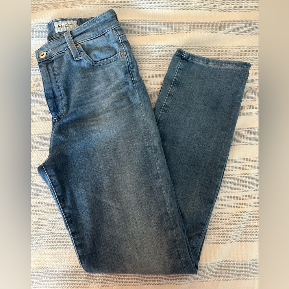 AG Mari High Rise Slim Straight Jeans Size 28